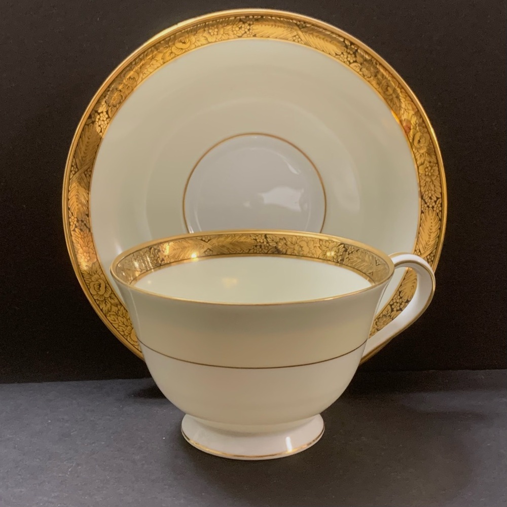 Noritake Goldkin Tea Cup and Saucer #5675